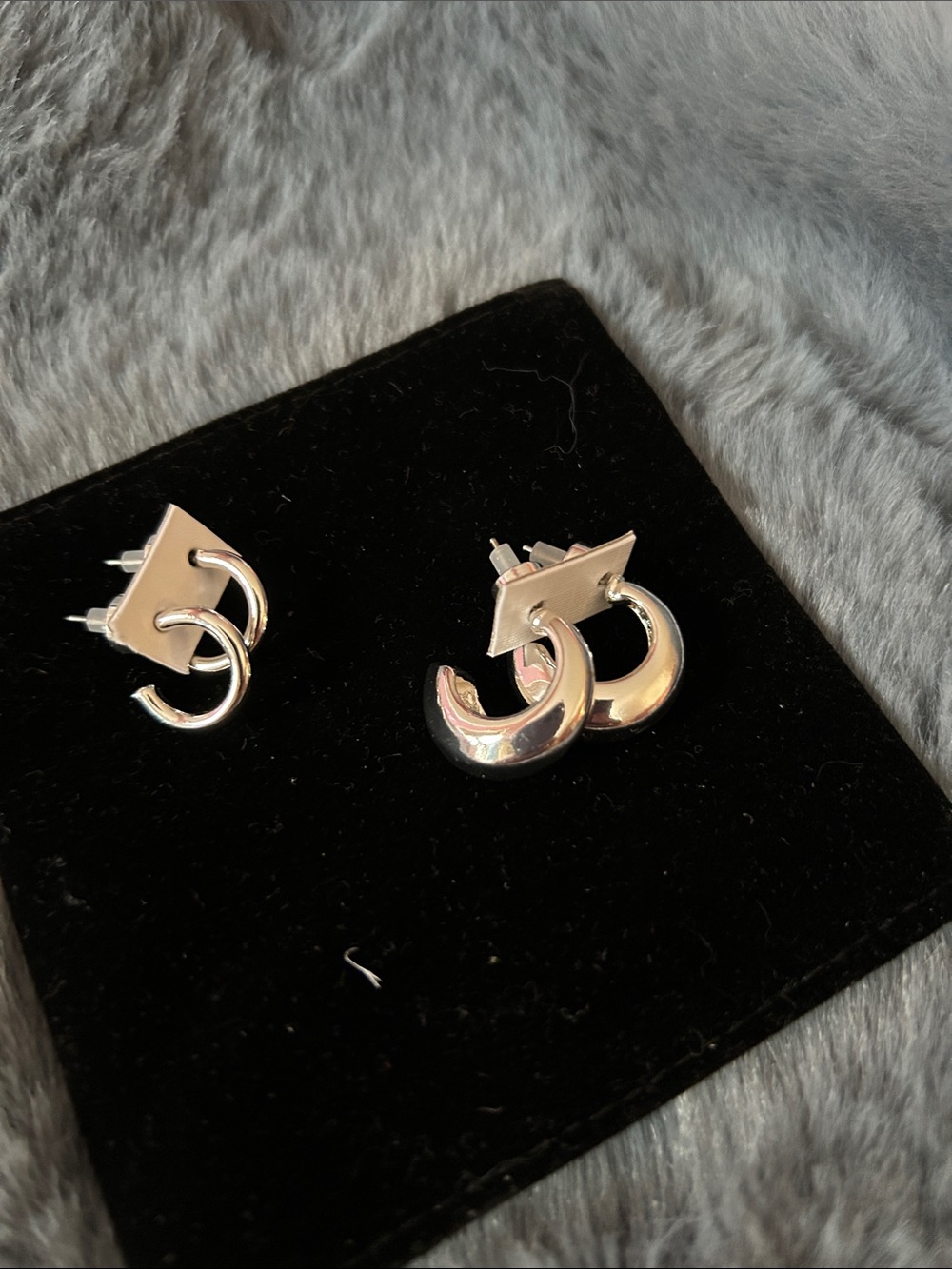 House of Harlow 1960 Silver-Tone Earring Set